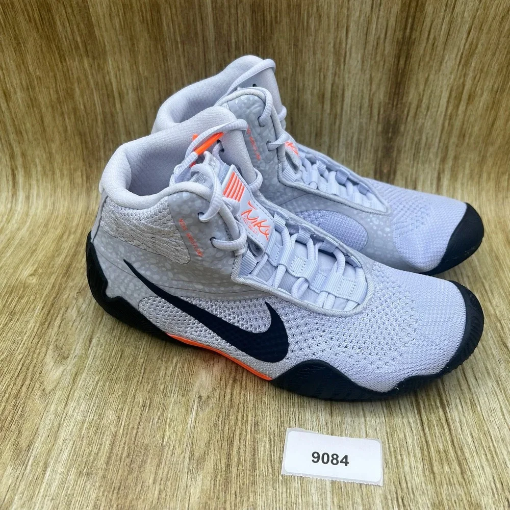 Nike Tawa SE Electric Pack Men's‎ 6.5 Grey Orange Wrestling Shoes DJ4474-900 NEW